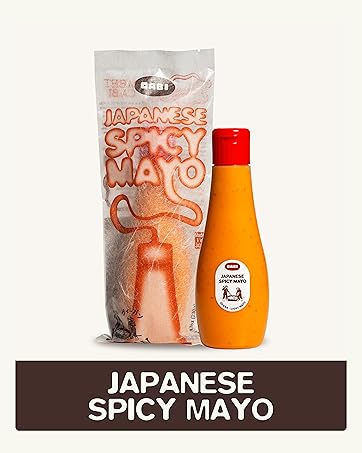 Vegan Spicy Mayo – Plant Based, Umami Rich Japanese Spicy Mayo with Creamy Texture, 8.1 oz