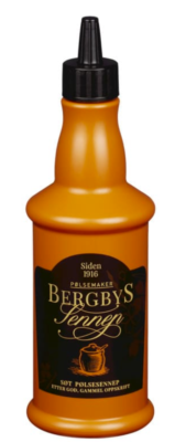 Norwegian Sweet Mustard Sennep by Bergbys
