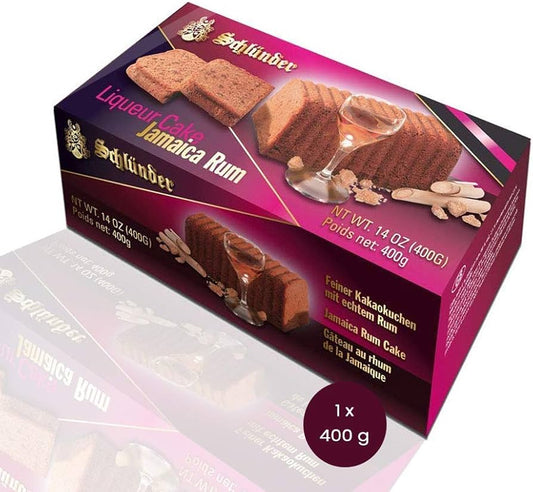 Schlunder Jamaica Rum Cake, Imported from Germany, Non-GMO - 14 oz
