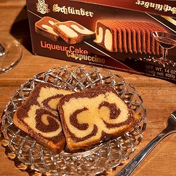 Schlunder Cappuccino Liqueur Cake, Imported from Germany, Non-GMO - 14 oz