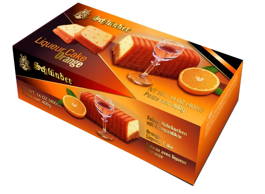 Schlunder Orange Liqueur Cake, Imported from Germany, Non-GMO - 14 oz