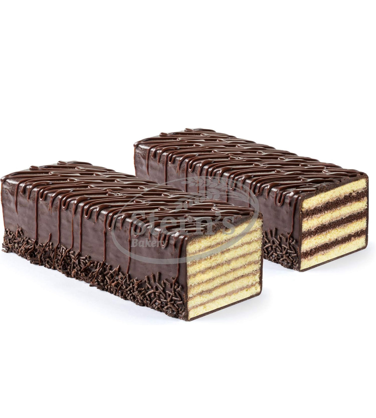 Seven Layer Cake Petit Four 7 Layer Cakes - Dobosh Torte - Stern’s Bakery -2 Pack