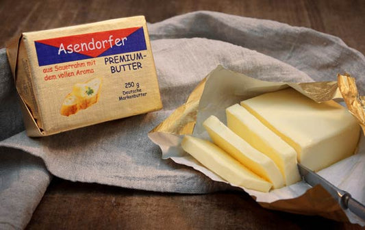 Original German Asendorfer Sour Cream Premium Unsalted Butter