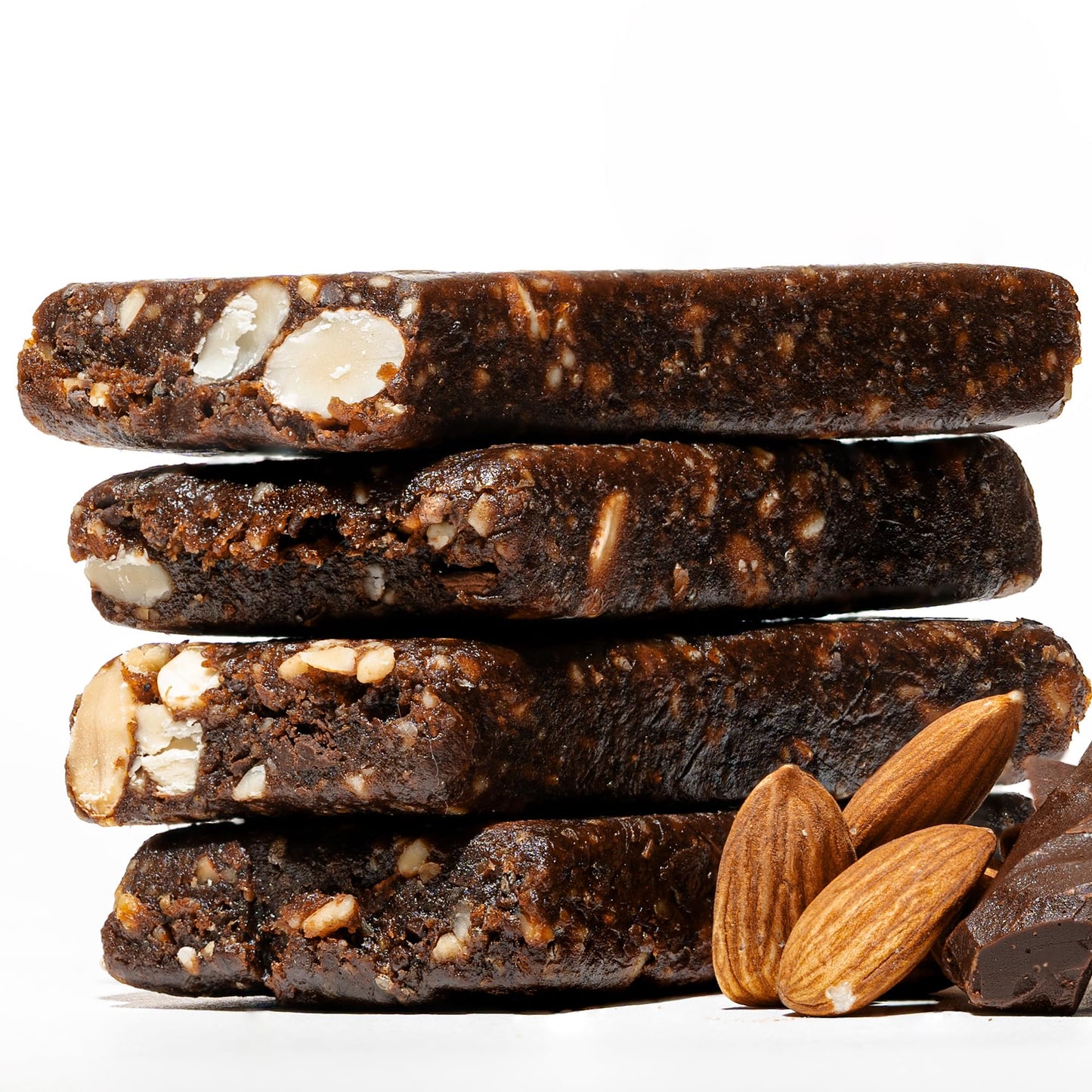 Jonesbar Dark Chocolate Almond, USDA Organic Fruit & Nut Bar, Non-GMO, Kosher, Vegan, Gluten Free - Pack of 12