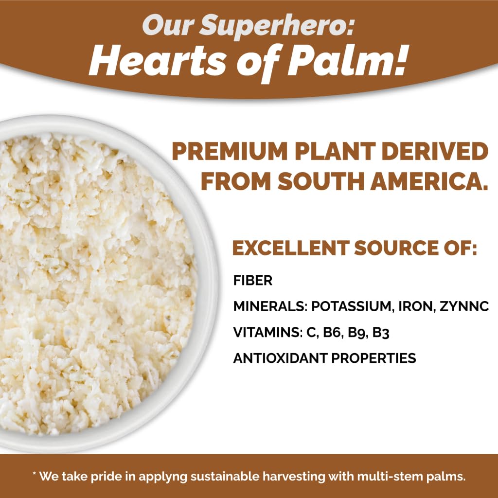 Palmini Spanish Rice - Low Carb, Low Calorie Hearts of Palm Rice - 8 oz Pouch - Pack of 6