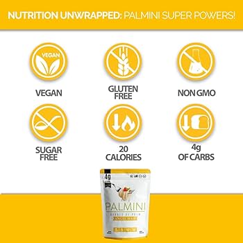 Palmini Angel Hair Pasta - Low Carb, Low Calorie Hearts of Palm Pasta - Keto, Gluten Free, Vegan, Non-GMO - Pack of 3