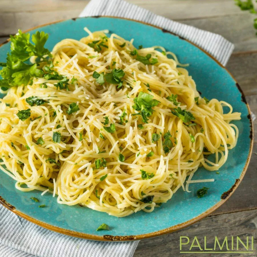 Palmini Angel Hair Pasta - Low Carb, Low Calorie Hearts of Palm Pasta - Keto, Gluten Free, Vegan, Non-GMO - Pack of 3