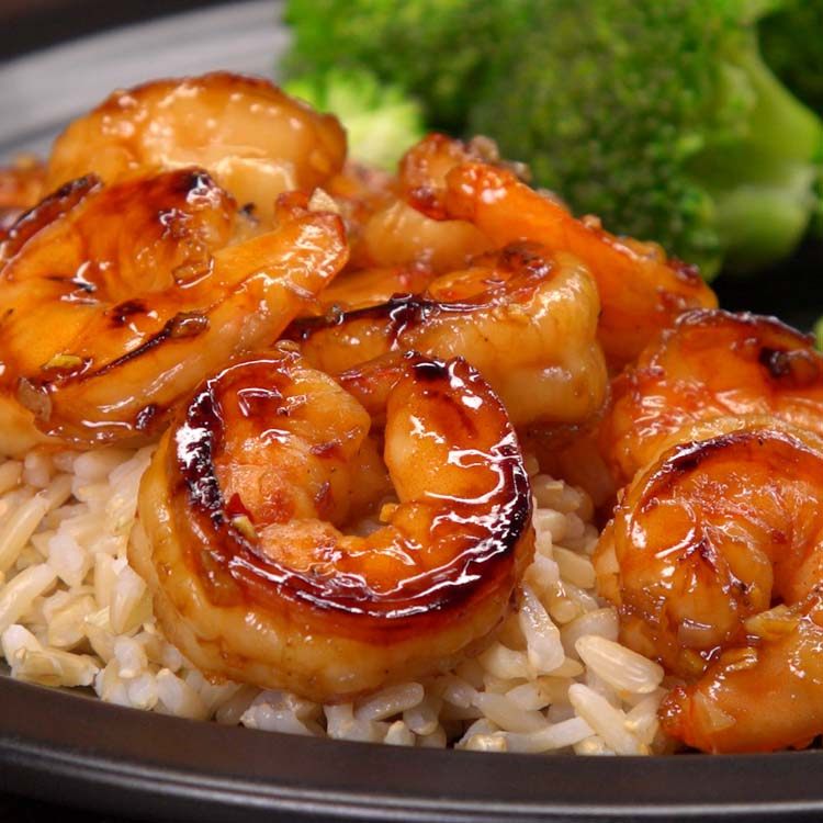 Marinated Hawaiian Pineapple & Honey Shrimp - 1 lb