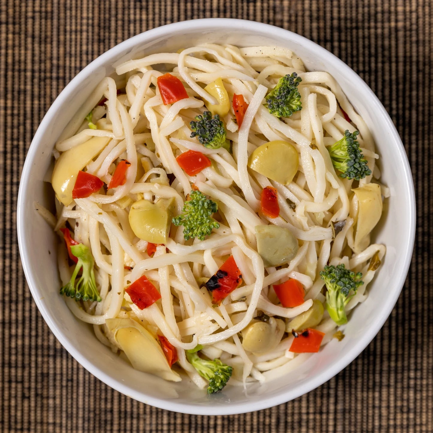Kitchen & Love Hearts of Palm Linguine with Vegetables Pasta Primavera - Low Carb, Low Calories - Pack of 3
