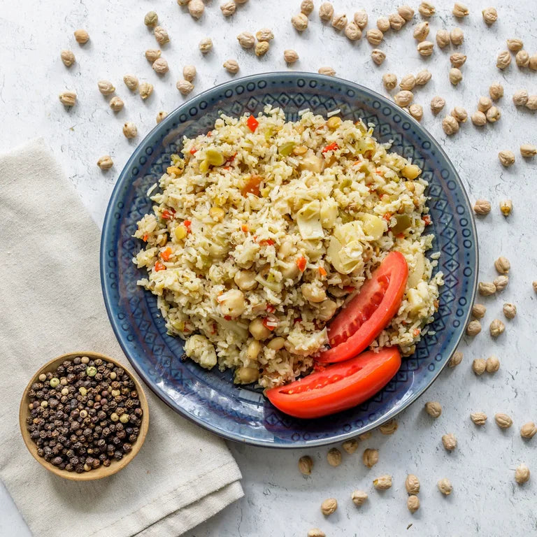 Natural Heaven Hearts of Palm Keto Food Bowl Variety  – Asian, Southwest & Mediterranean Prepared Meals - Pack of 6