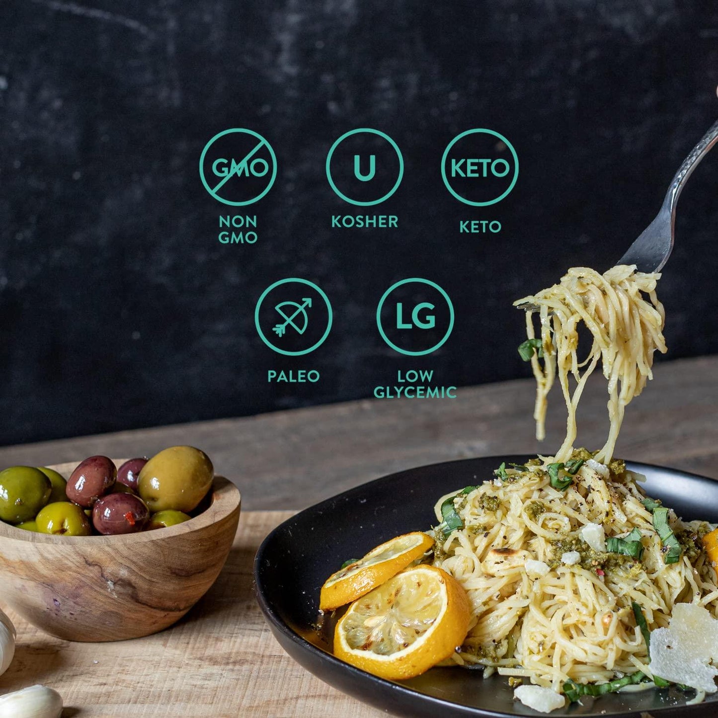 Natural Heaven Hearts of Palm Pasta Variety Pack - Low Carb Pasta, Gluten-Free, Keto Pasta Noodles, Lasagna, Angel Hair Pasta & Spaghetti Noodles - Pack of 6