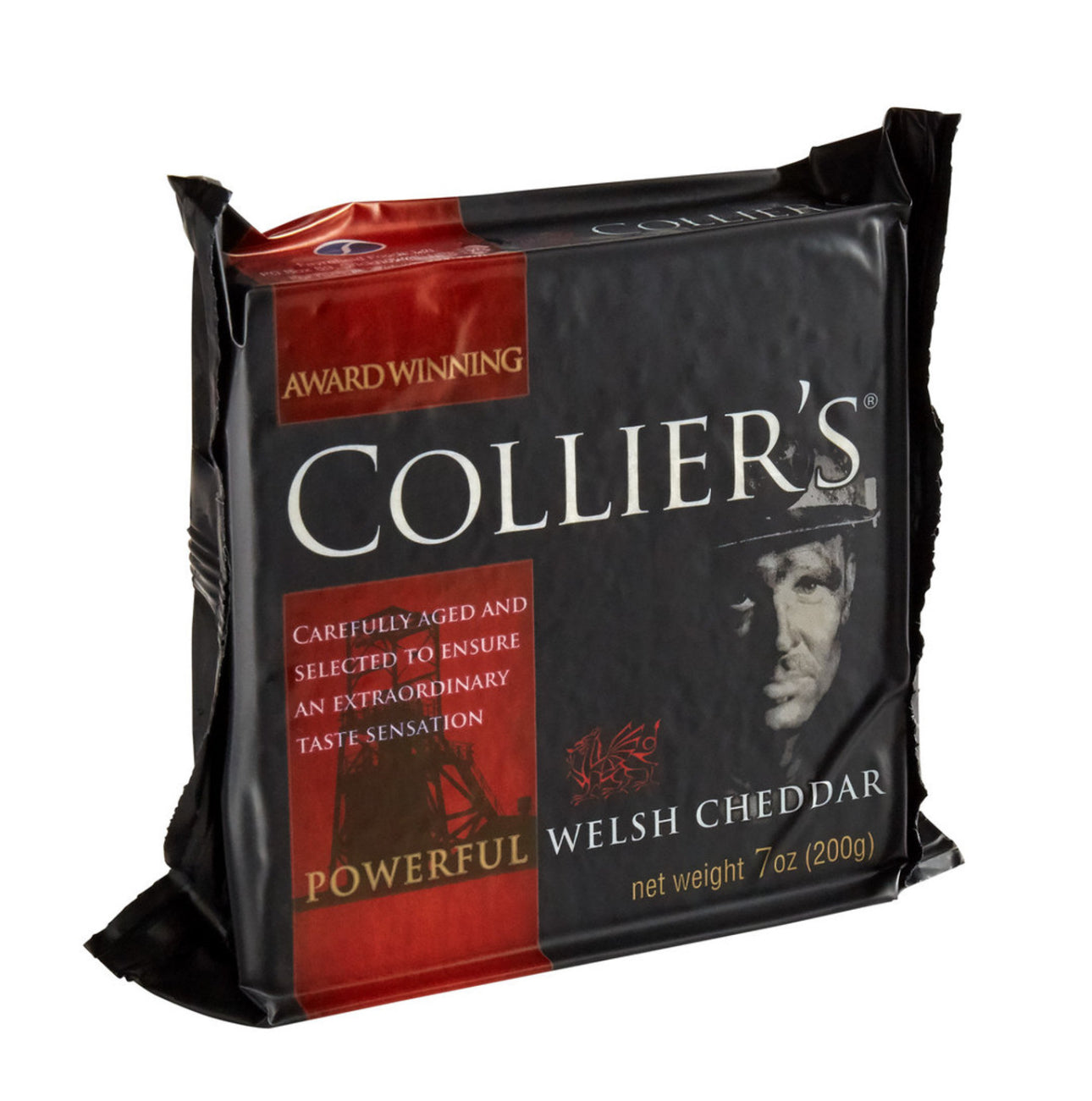 Welsh Colliers Cheddar Cheese, 7 oz - Pack of 3