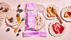 Eureka Tortilla Blueberry & Maple Artisan Flour Tortillas - Vegan, Non-GMO, Low - 6” Mini Wrap Whole Grains - Pack of 4