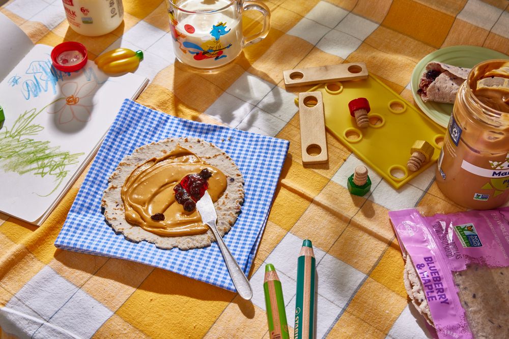 Eureka Tortilla Blueberry & Maple Artisan Flour Tortillas - Vegan, Non-GMO, Low - 6” Mini Wrap Whole Grains - Pack of 4