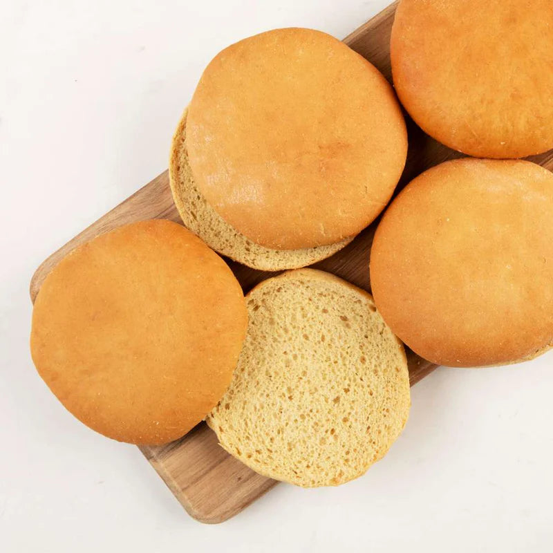 SOLA Golden Wheat Hamburger Buns - includes 4