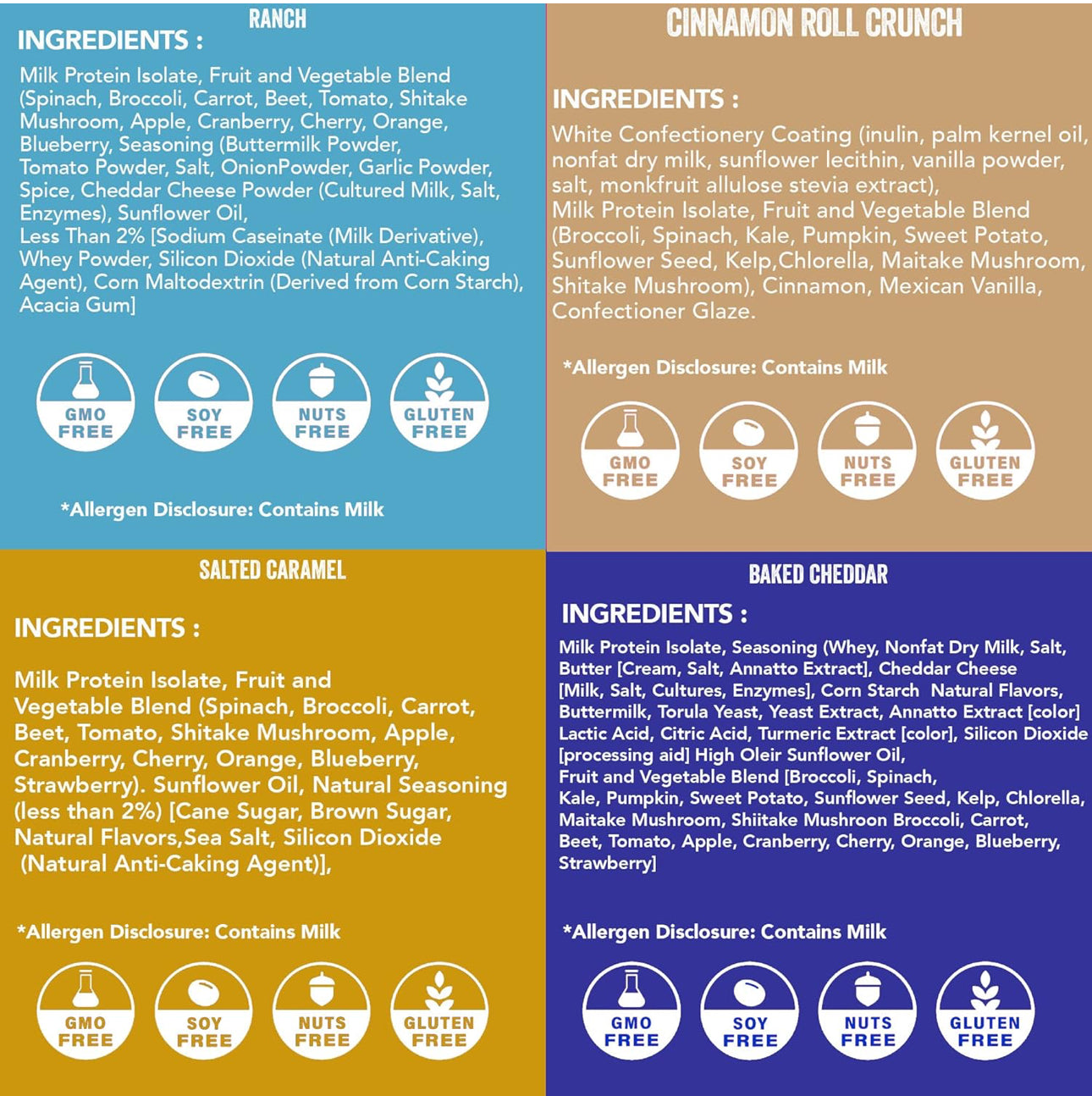 Better Than Good Sweet & Savory Puffs - Keto, Gluten-Free Protein Puffs - Paleo, Low Sugar, Low Calorie, Diabetic Friendly Snacks | Veggie Infused Protein Breakfast Puffs - Variety Pack of 8