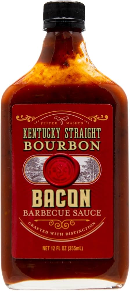 Kentucky Straight Bourbon Barbecue Sauce, Bacon - Pack of 3