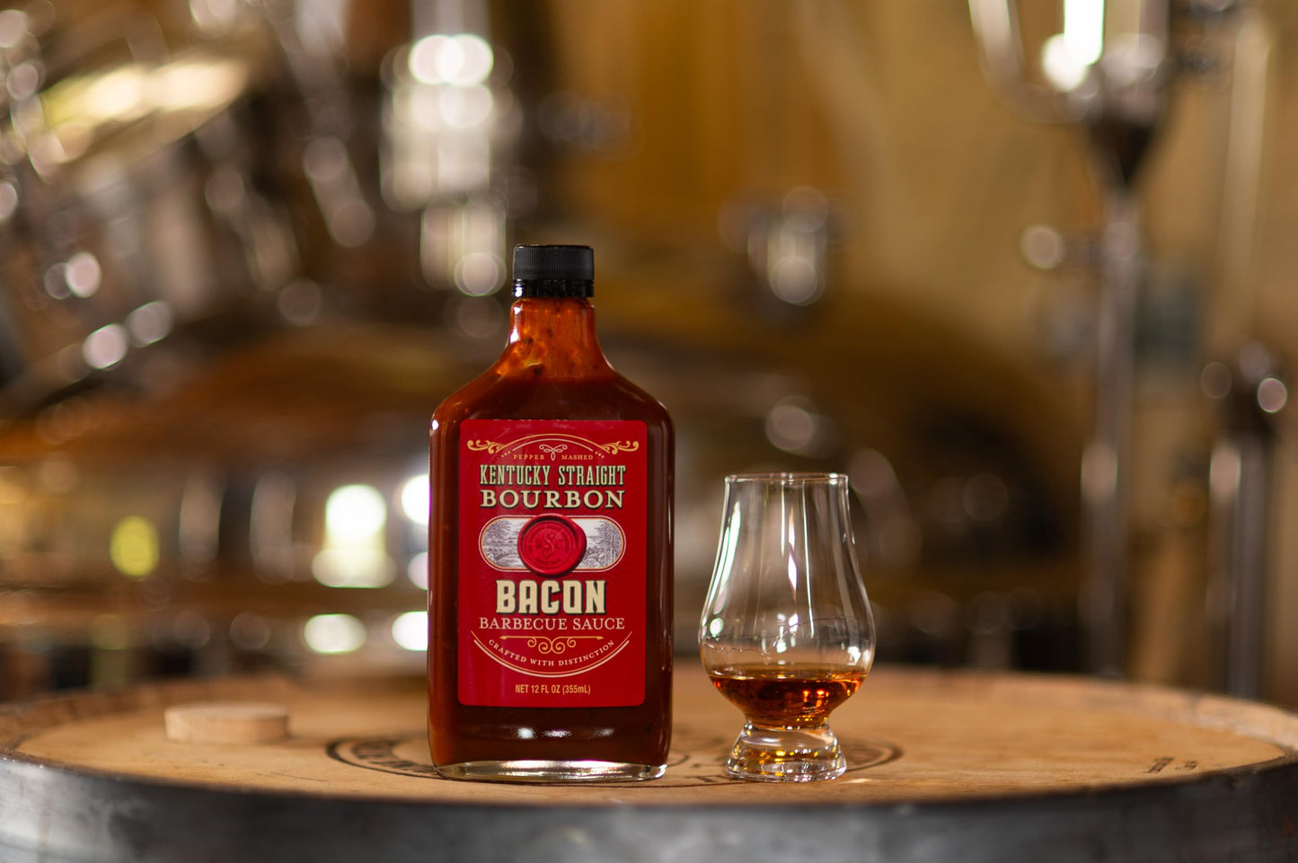 Kentucky Straight Bourbon Barbecue Sauce, Bacon - Pack of 3