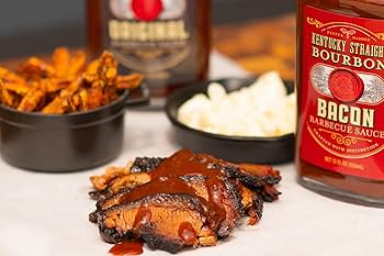 Kentucky Straight Bourbon Barbecue Sauce, Bacon - Pack of 3
