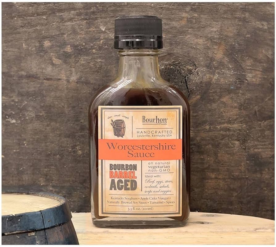 Bourbon Barrel Aged Worcestershire Sauce, Pack of 2