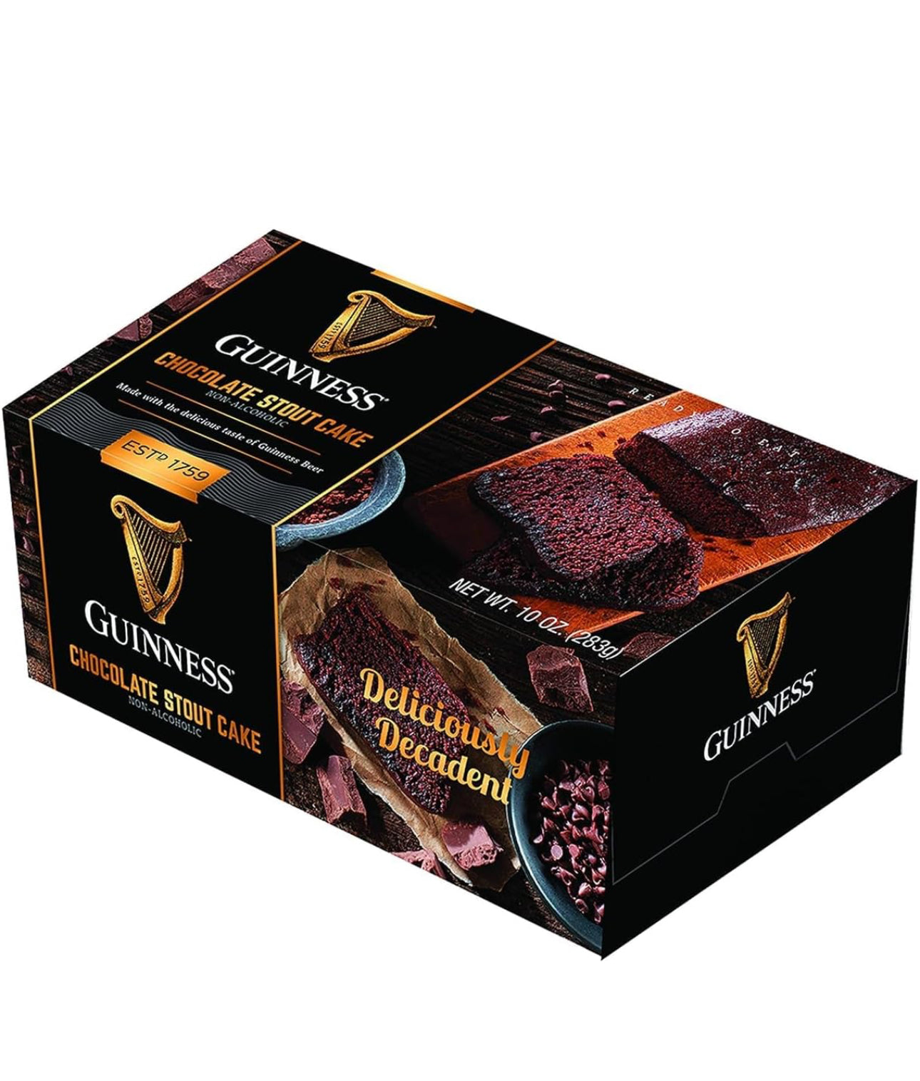 Great Spirits Baking Guinness Chocolate Stout Cake -10 oz - Authentic Guinness