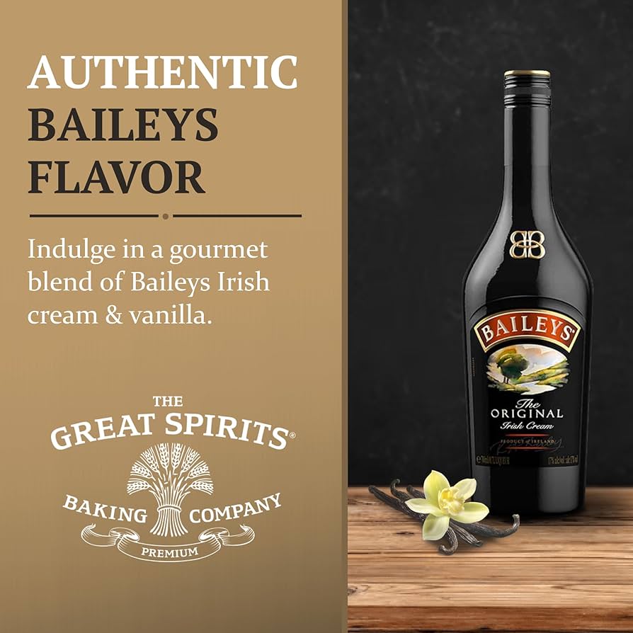 Great Spirits Baking Baileys Irish Cream Loaf Cake - 10 oz - Authentic Whiskey