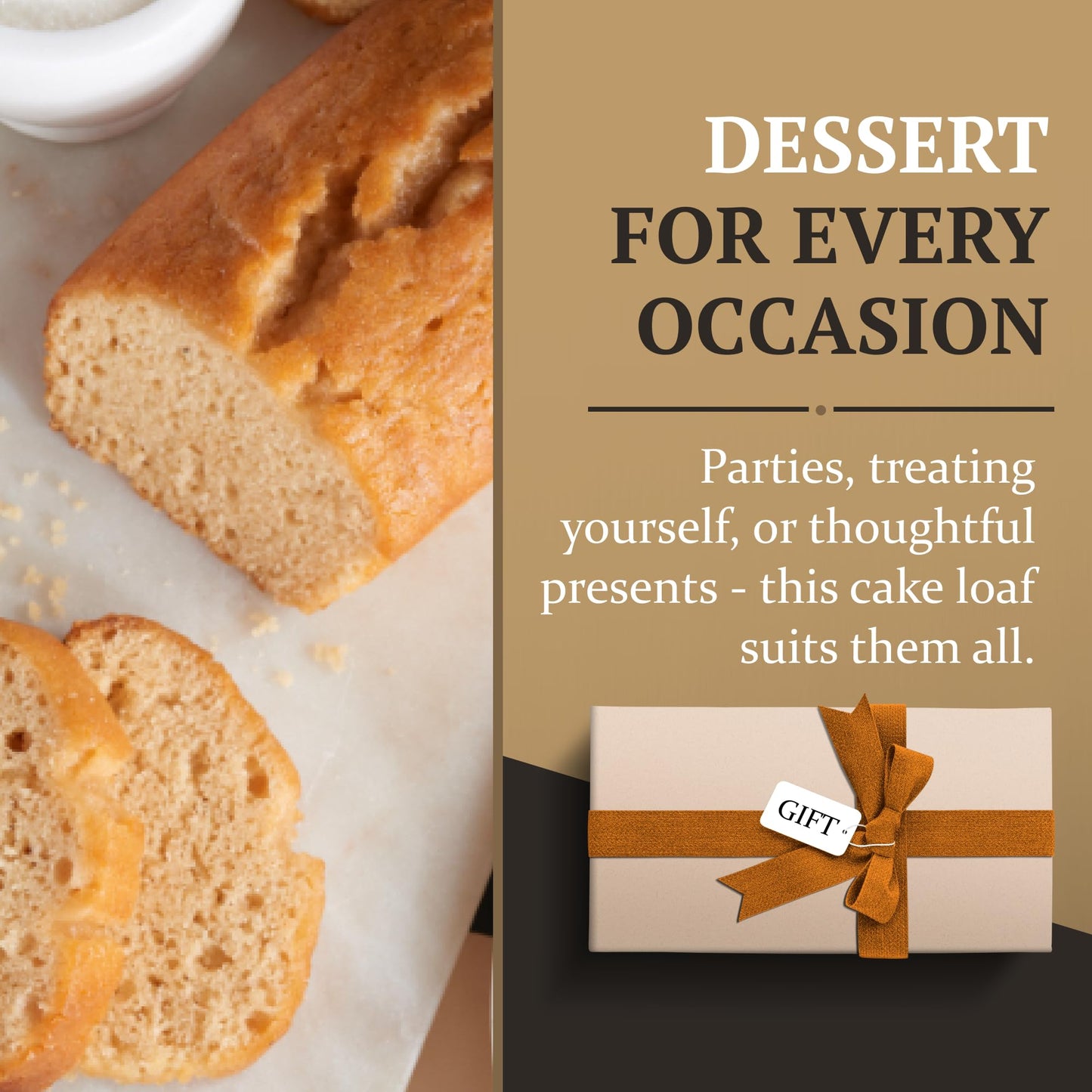 Great Spirits Baking Baileys Irish Cream Loaf Cake - 10 oz - Authentic Whiskey