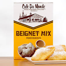 Cafe Du Monde Beignet Mix French Doughnuts Bundle Kit - Includes Two (2) 28 oz Beignets Mix and One Spatula