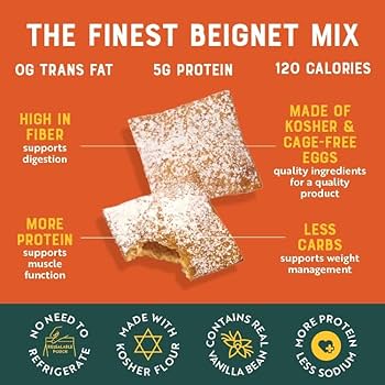 Nobull Kitchen Variety Bundle -Beignet Mix Doughnut Mix Beignets - Low Carb - Pack of 3