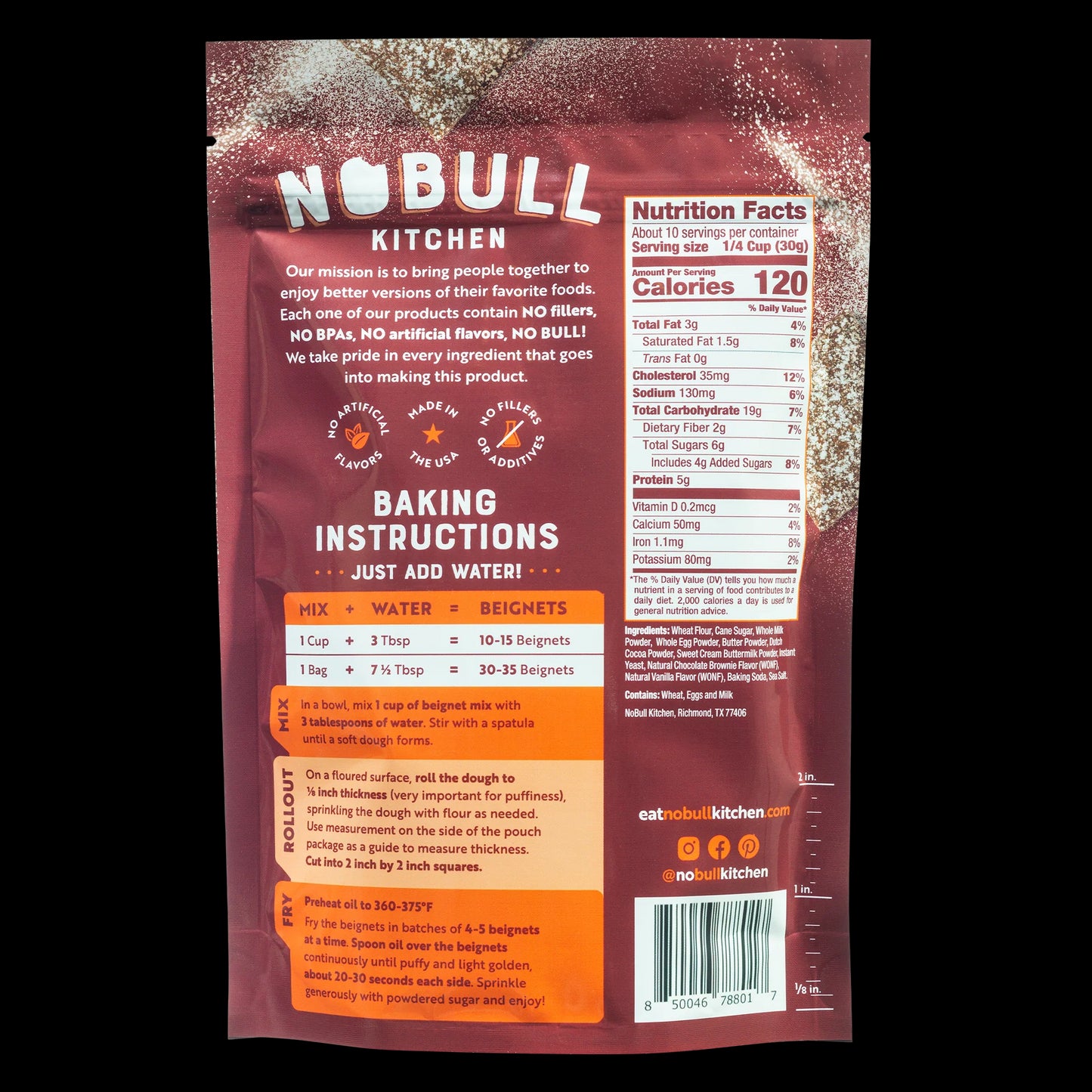 Nobull Kitchen Variety Bundle -Beignet Mix Doughnut Mix Beignets - Low Carb - Pack of 3