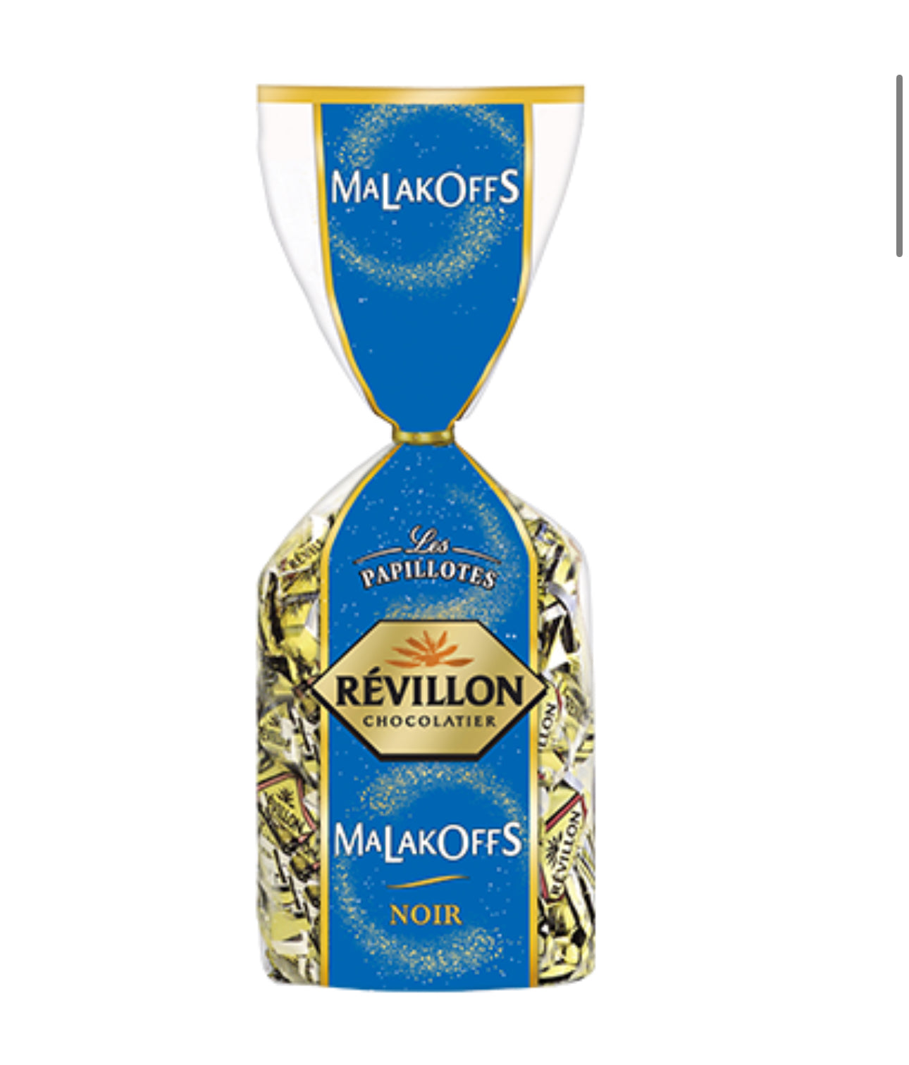 Révillon Malakoff Papillotes Noir Chocolate, 410 g - Imported from France