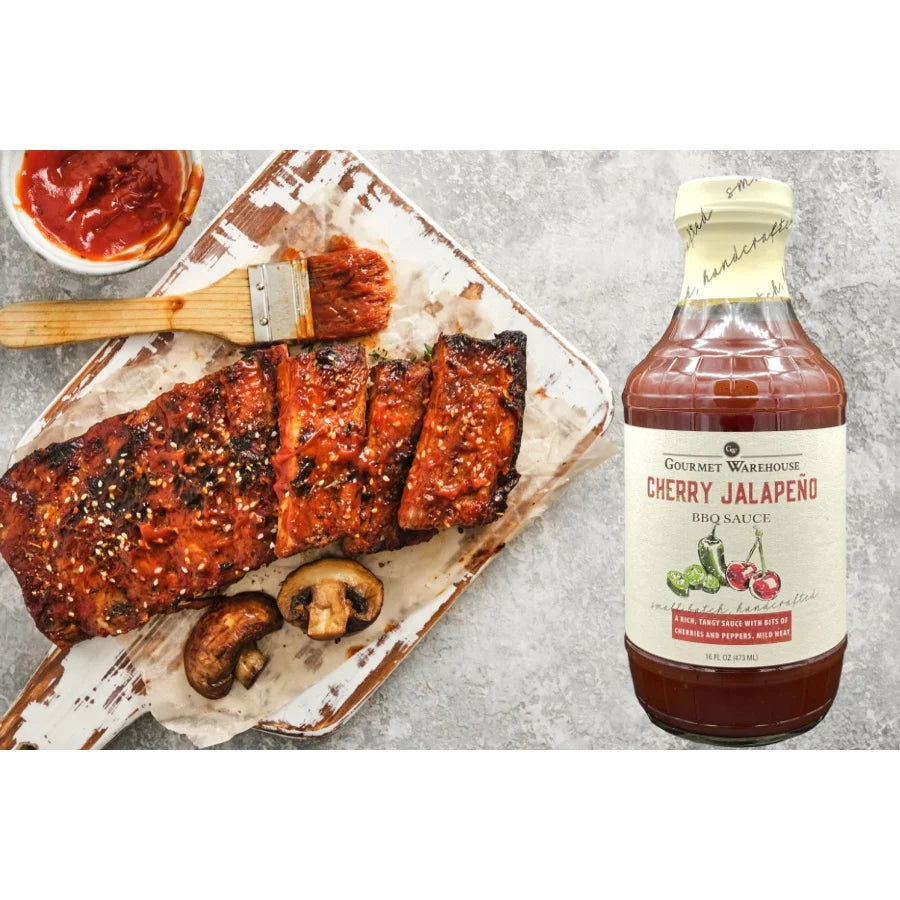 Gourmet Warehouse Variety Pack BBQ Sauce, Unique Flavor Barbecue Sauces Handcrafted In Small Batches Gluten-Free, HFCS-Free, Delicious Sauce, 16 oz- Pack of 6