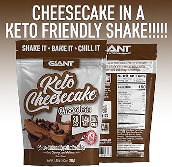 Keto Chocolate Shake Mix - 20 Serving Bag