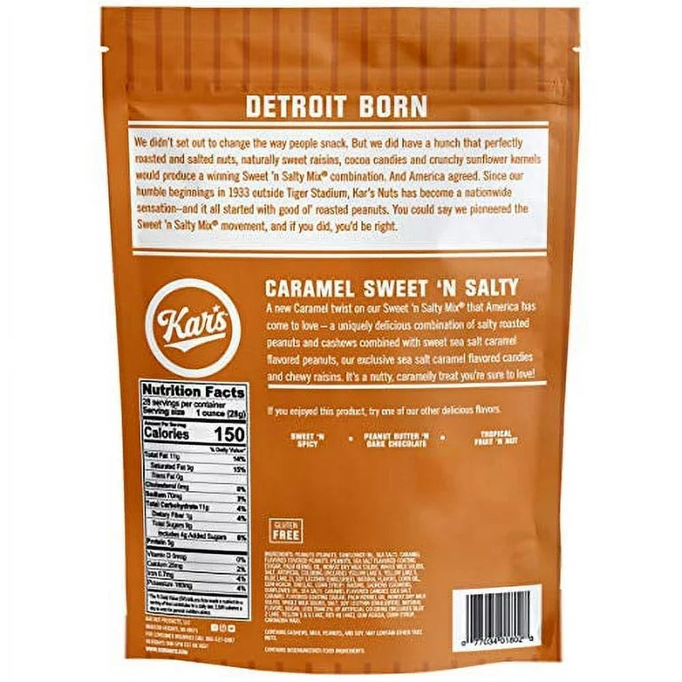 Kar’s Nuts Caramel Sweet ‘N Salty Trail Mix - 1.75 lb - Gluten Free