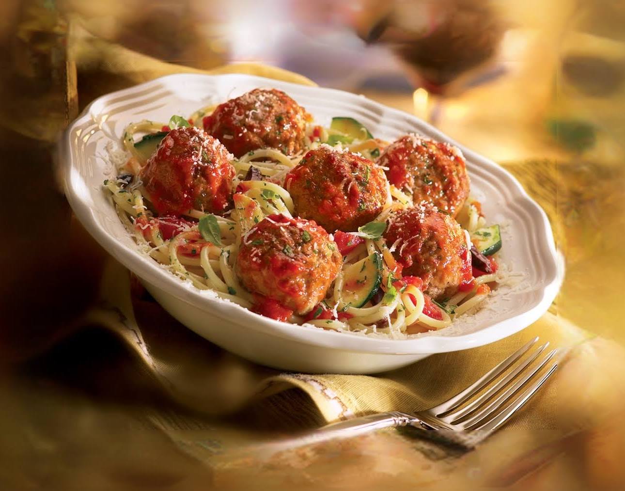 Rosina Food All Natural Gluten Free Cooked Meatball -10 lb - 2/Case