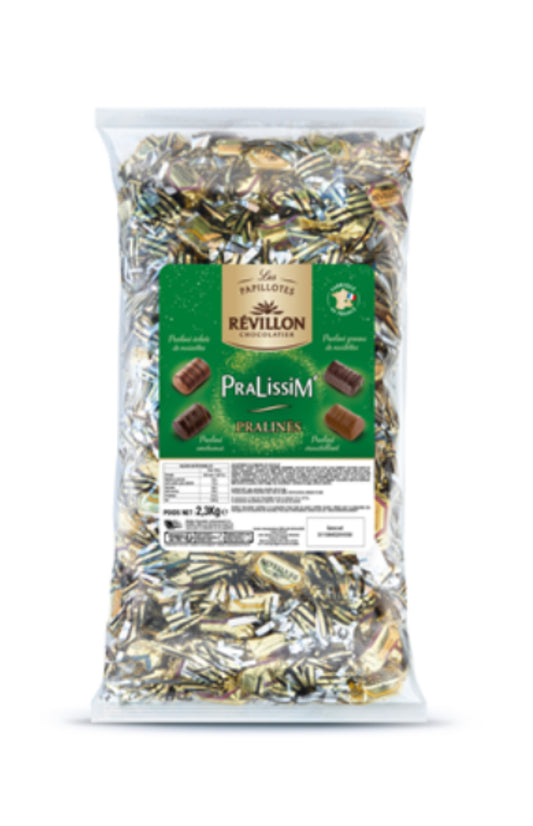 Révillon Pralissim Papillotes Chocolate, 3.96 lb - Imported from France