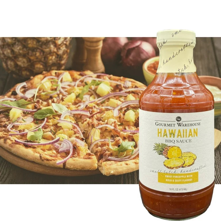 Gourmet Warehouse Variety Pack BBQ Sauce, Unique Flavor Barbecue Sauces Handcrafted In Small Batches Gluten-Free, HFCS-Free, Delicious Sauce, 16 oz- Pack of 6