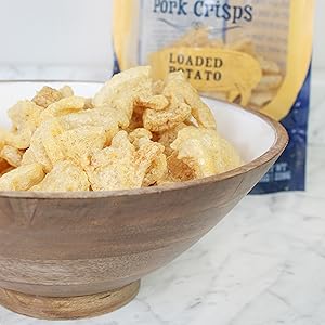 Keto Friendly Loaded Baked Potato Pork Rinds