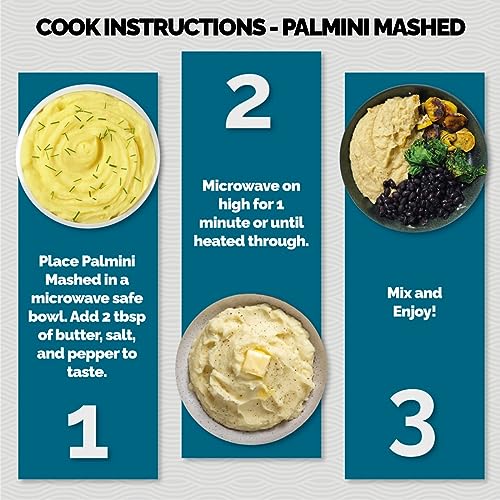 Palmini Pouch Variety Pack (Hearts of Palm) - Linguine | Angel Hair | Lasagna | Rice | Mashed Gluten Free - Pack of 5