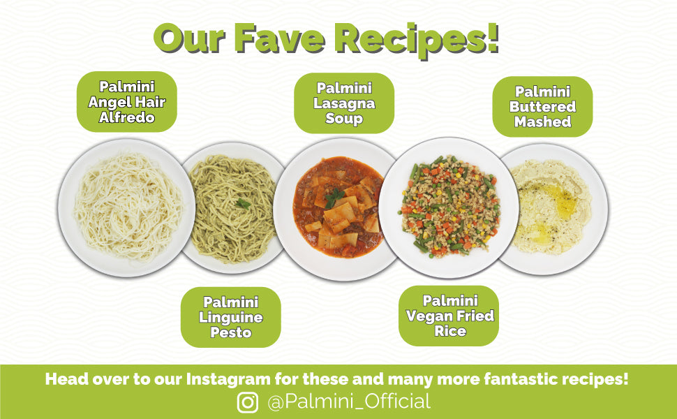 Palmini Pouch Variety Pack (Hearts of Palm) - Linguine | Angel Hair | Lasagna | Rice | Mashed Gluten Free - Pack of 5
