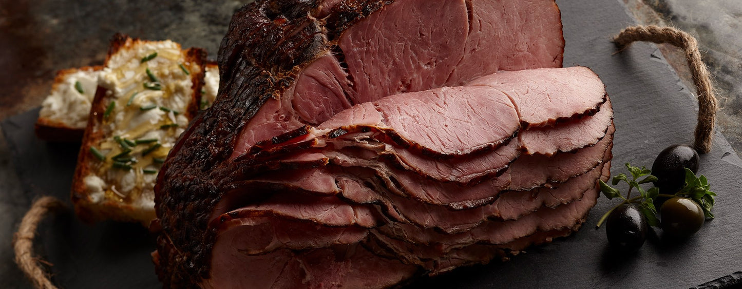 Beeler’s Non-GMO Uncured Hickory Smoked Bone-In Half Ham, 6 - 8lb