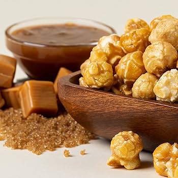 Popcornopolis Caramel  Popcorn, Caramel - Gluten Free, Non-GMO - 24 oz - Pack of 3