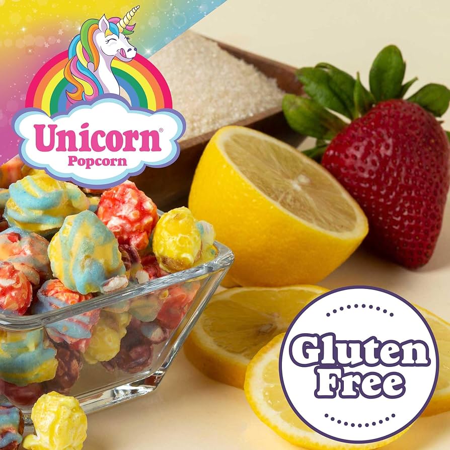 Popcornopolis Unicorn Popcorn Snacks - Gluten Free, Non-GMO, 2.65 oz - Pack of 12