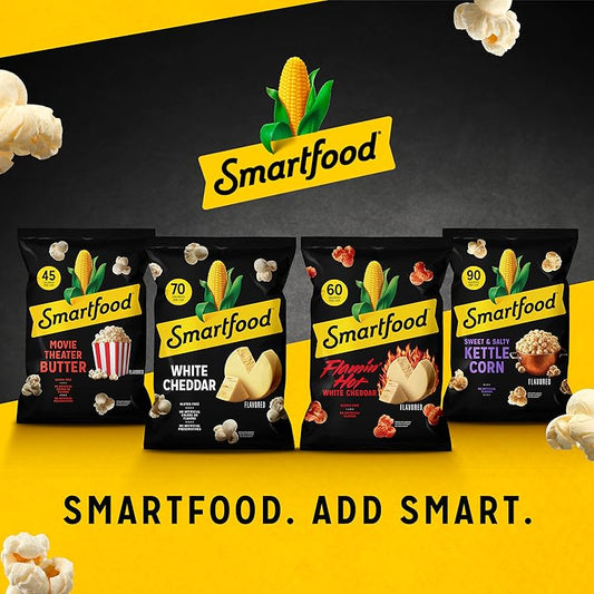 Smartfood Simply Variety Pack Popcorn, 0.5 oz - 40/Case