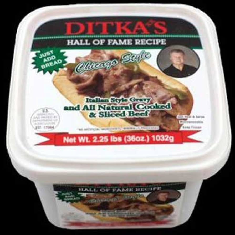 Ditkas Chicago Style Italian Beef and Gravy - 6/Case