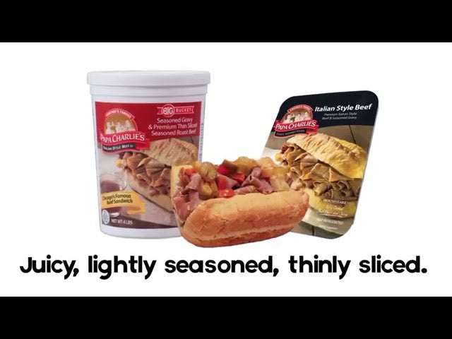 Ditkas Chicago Style Italian Beef and Gravy - 6/Case