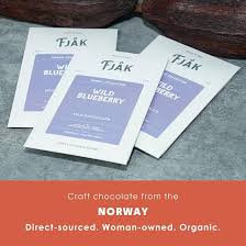 Fjak - Nordic Collection - Norwegian Chocolate Wild Blueberry Milk Chocolate 50% - Pack of 3