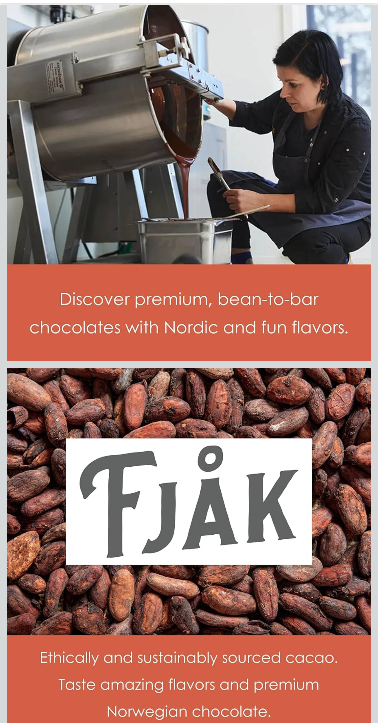 Fjak - Nordic Collection - Norwegian Chocolate Wild Blueberry Milk Chocolate 50% - Pack of 3