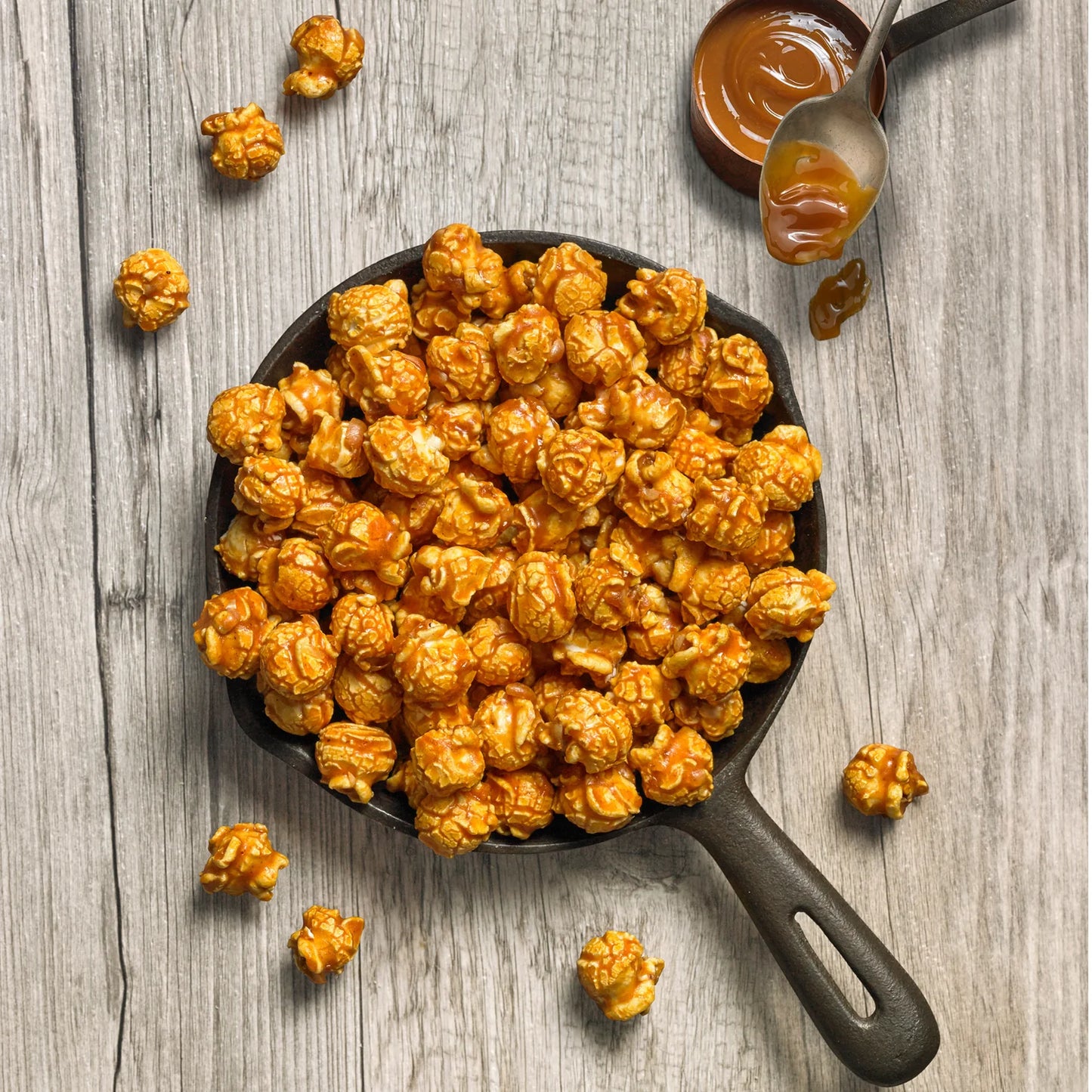 Colorado Jack Caramel Popcorn, Real Butter & Vanilla, Shareable Bags, 8 oz - Gluten Free - Pack of 3