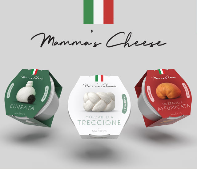 Mamma's Burrata with Truffles Mozzarella Italian Cheese - Pack of 6
